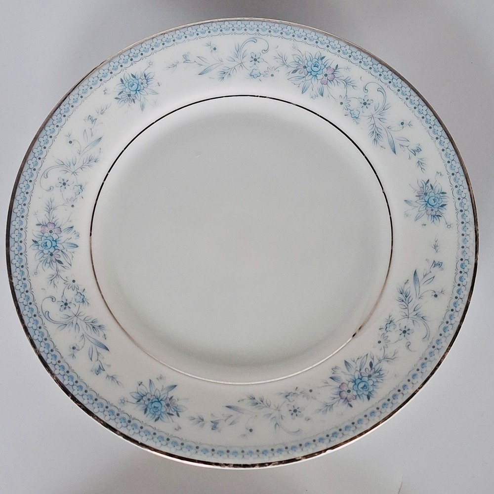Noritake Blue Hill 2482 Bread Butter Plate Set of 9 Fine China Blue Floral 6.4"
